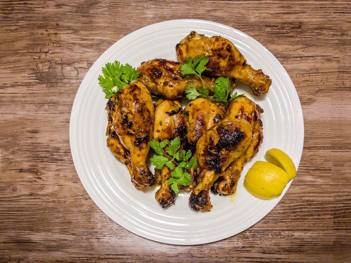 Old Monk Sticky Chili Chicken